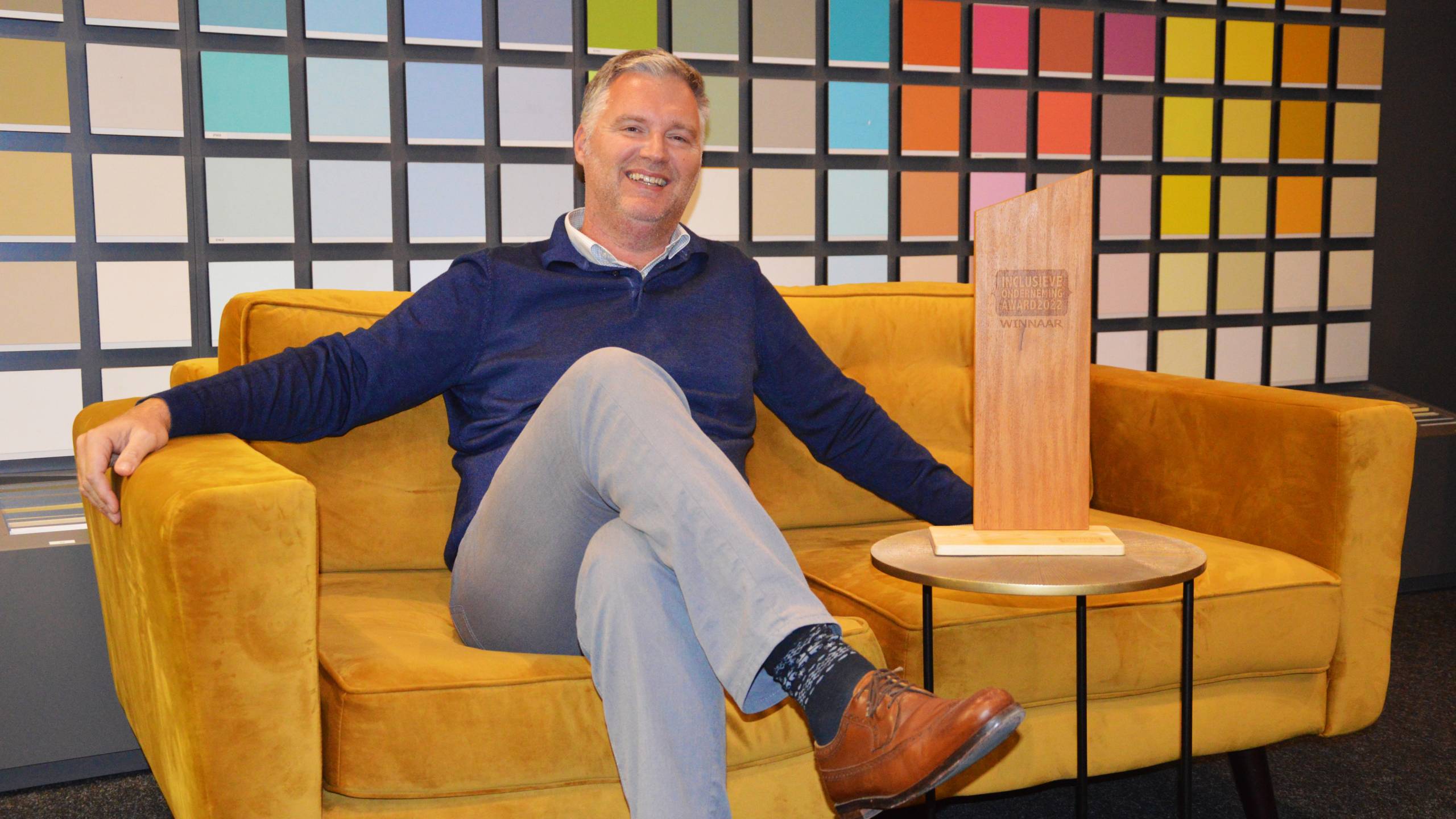 Andy Zenner won de Inclusieve Onderneming Award